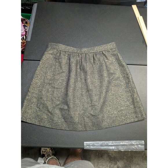 J. Crew Factory Gray A-Line Skirt - Picture 3 of 4